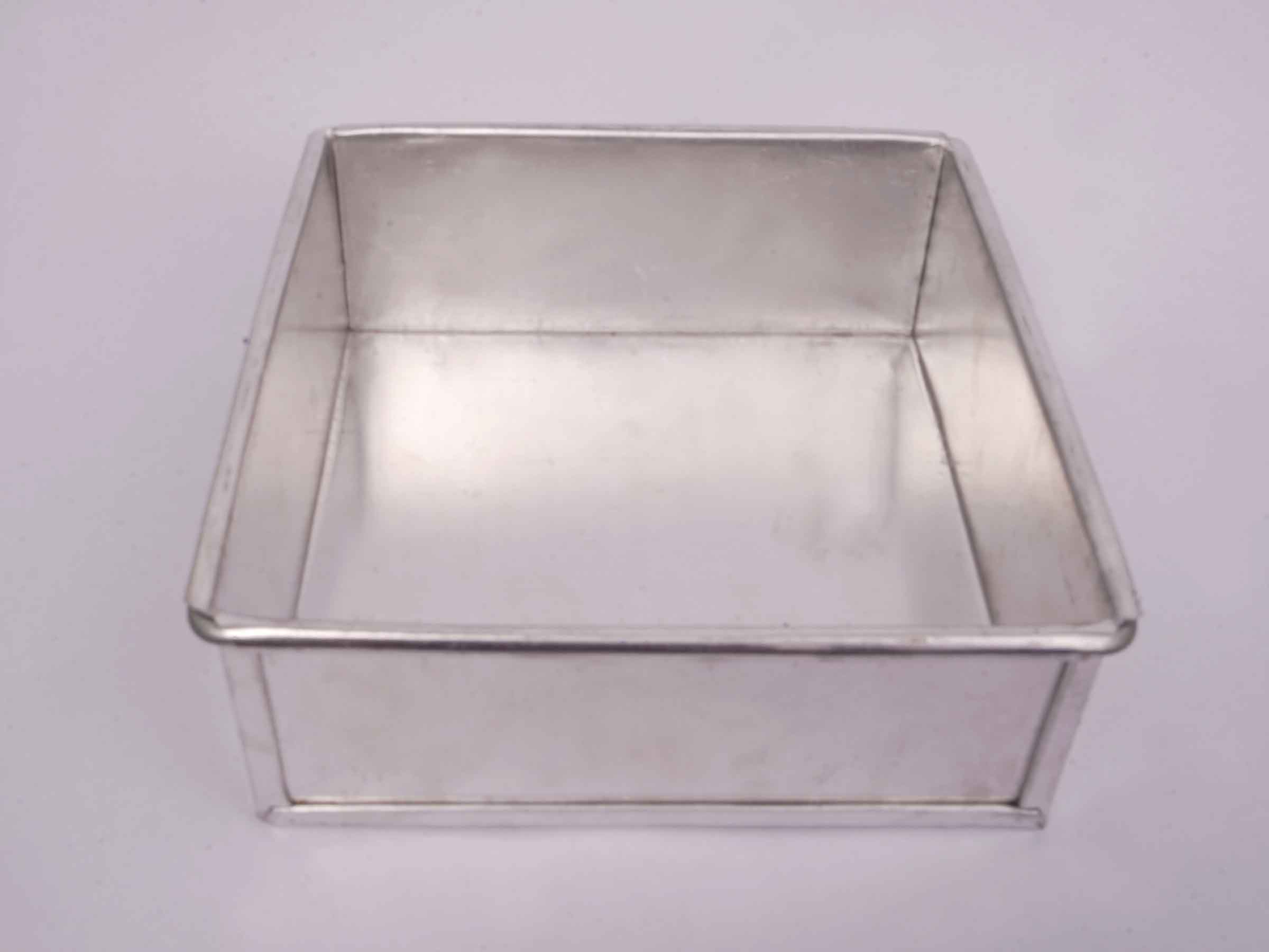 Aluminium Square Cake Mould(5.5 inch x 5.5 inch x 2.5 inch)